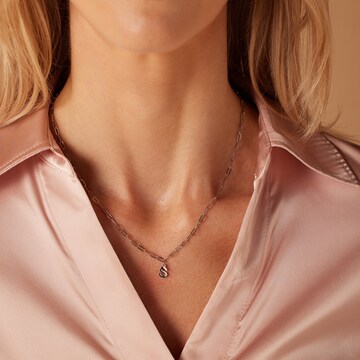 Lucardi Necklace in Silver: front
