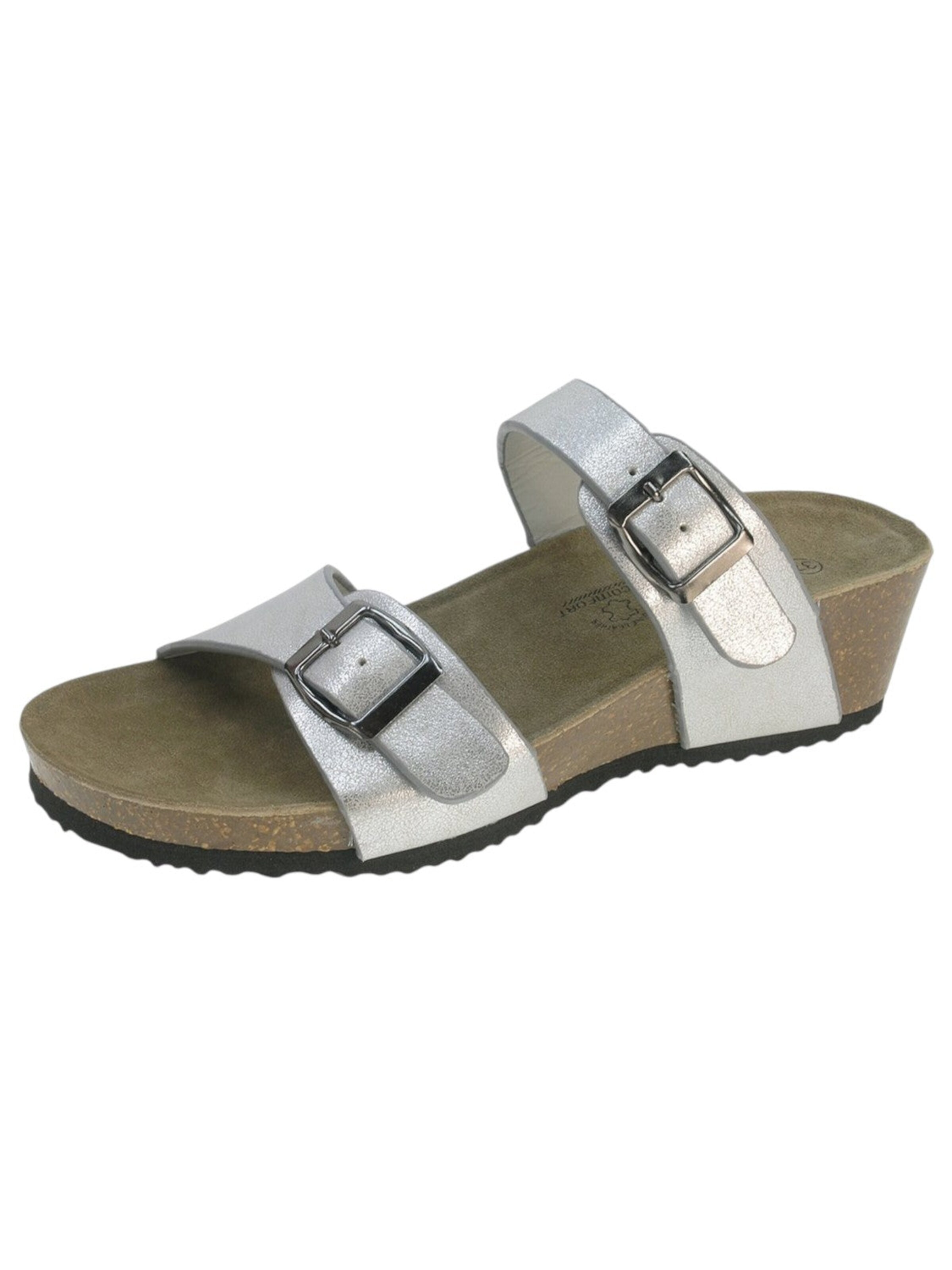 Beppi Pantolette‌‌‌ in Silber: Vorderseite