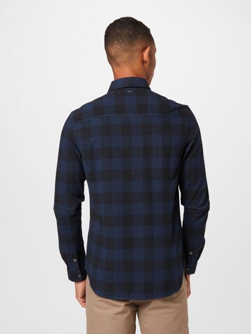 Petrol Industries Regular fit Button Up Shirt in Blue