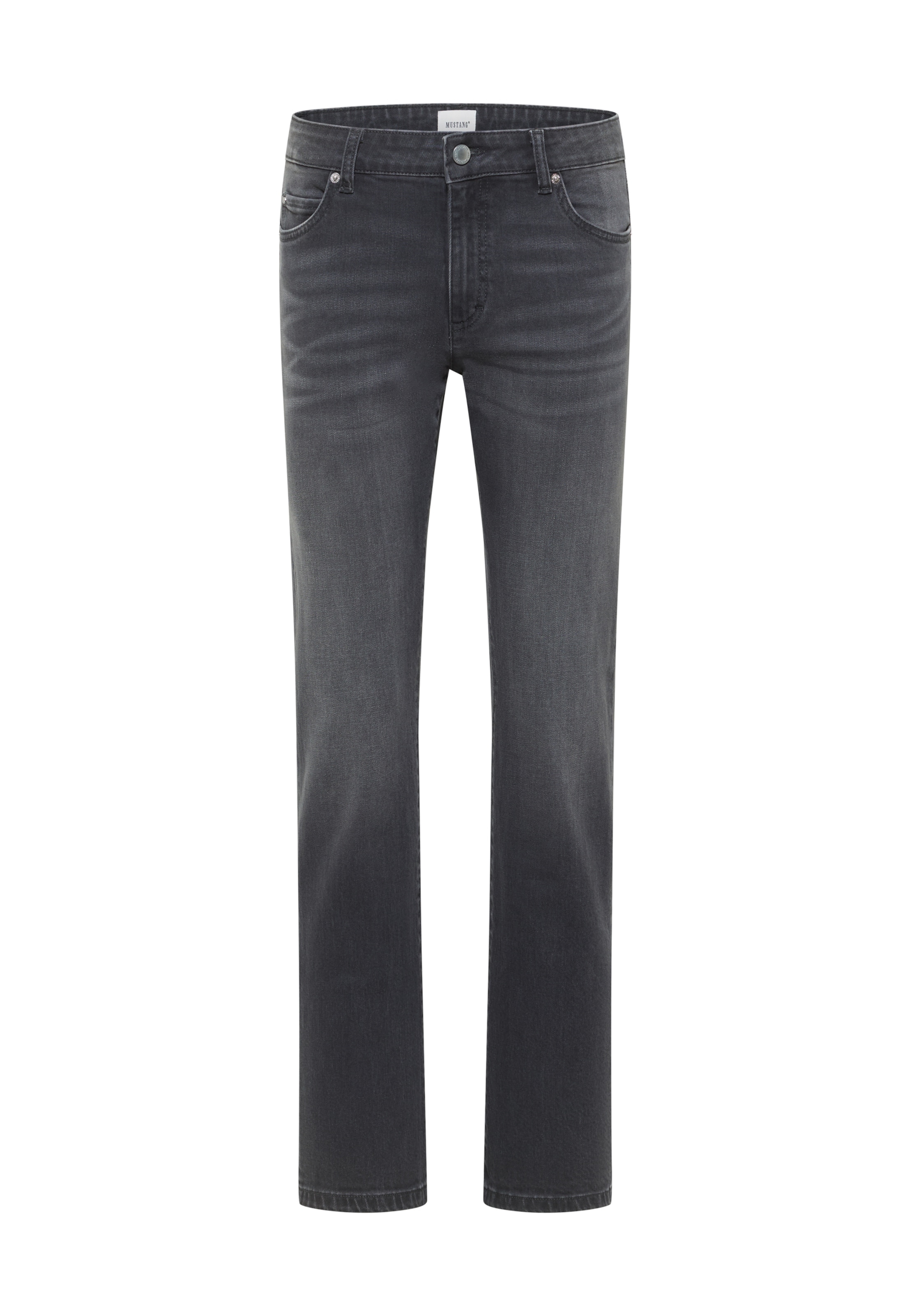 MUSTANG Regular Jeans in Schwarz: Vorderseite