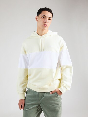 LEVI'S ® Sweatshirt 'Levis Ft Blocked' in Yellow: front