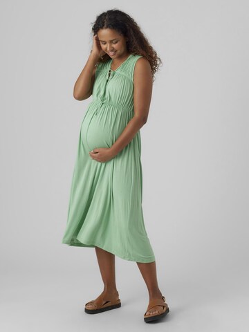 Robe 'Neptunia' MAMALICIOUS en vert : devant