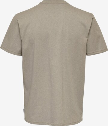 T-Shirt 'MUSK' Only & Sons en gris