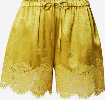 TOPSHOP Loosefit Housut värissä keltainen: etupuoli