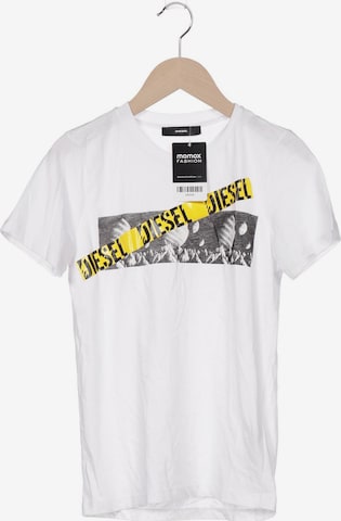 DIESEL T-Shirt XXS in Weiß: predná strana