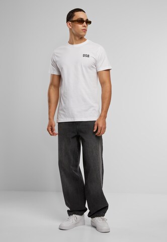 Mister Tee Shirt 'USA' in White