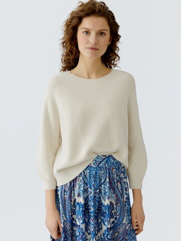 OUI Sweater in White: front