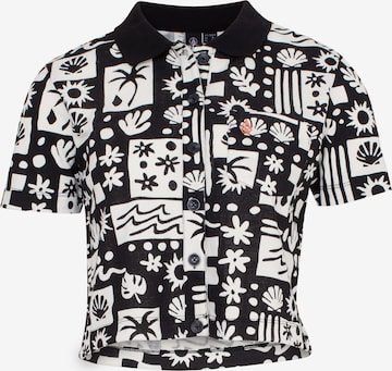Volcom Shirt 'SUNNY WILD' in Zwart: voorkant