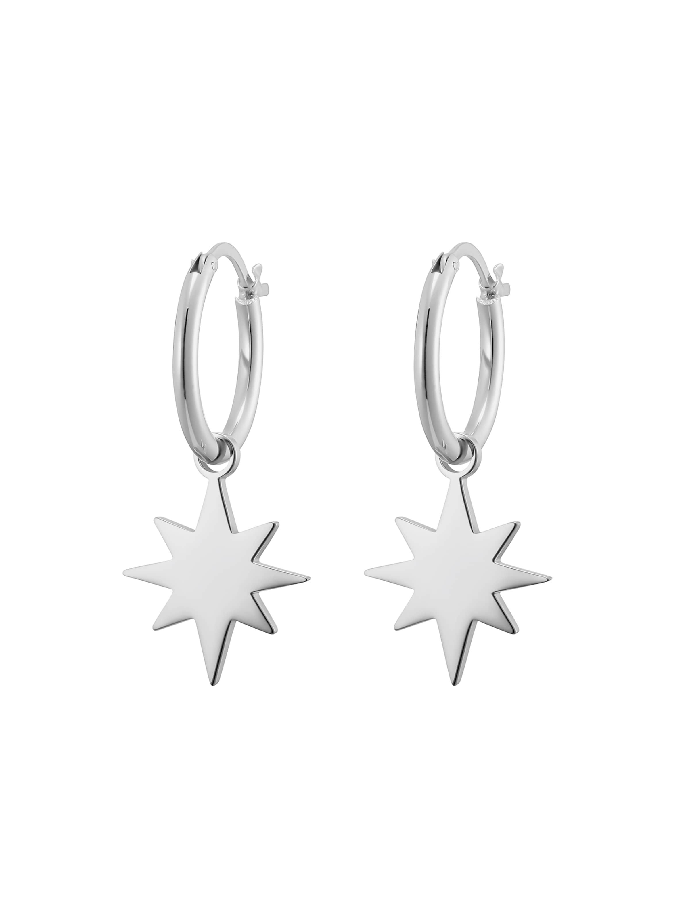 Boucles d'oreilles Heideman en argent : devant