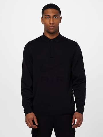 Nike Sportswear Πουλόβερ σε μαύρο: μπροστά