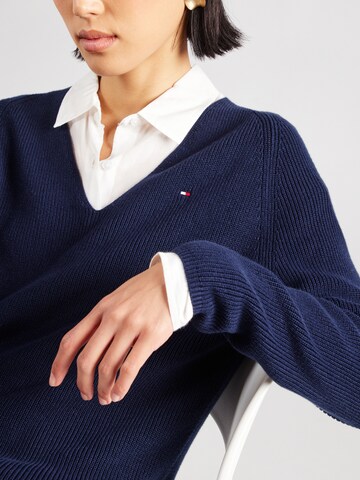 TOMMY HILFIGER Pullover in Blau