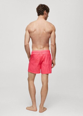 MANGO MAN Swim Trunks 'Lisoc' in Red