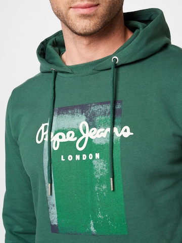 Pepe Jeans Sweatshirt 'PIERCE' i grön