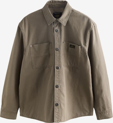 Next Regular fit Button Up Shirt in Green: front