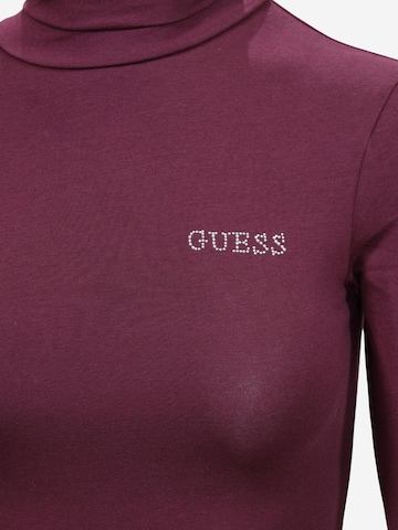 Top 'GRETA HIGH NECK LS K V6BP11 K6907' di GUESS in rosso