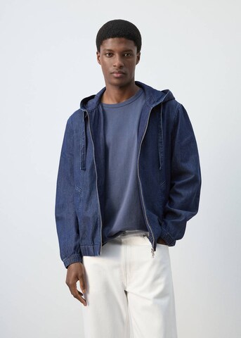 MANGO MAN Between-Season Jacket 'Deia' in Blue: front