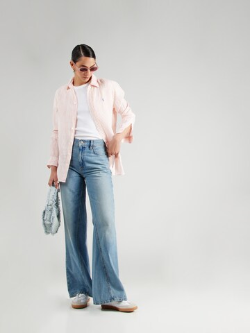 Wide leg Jeans 'GRACENAY' de la Lauren Ralph Lauren pe albastru