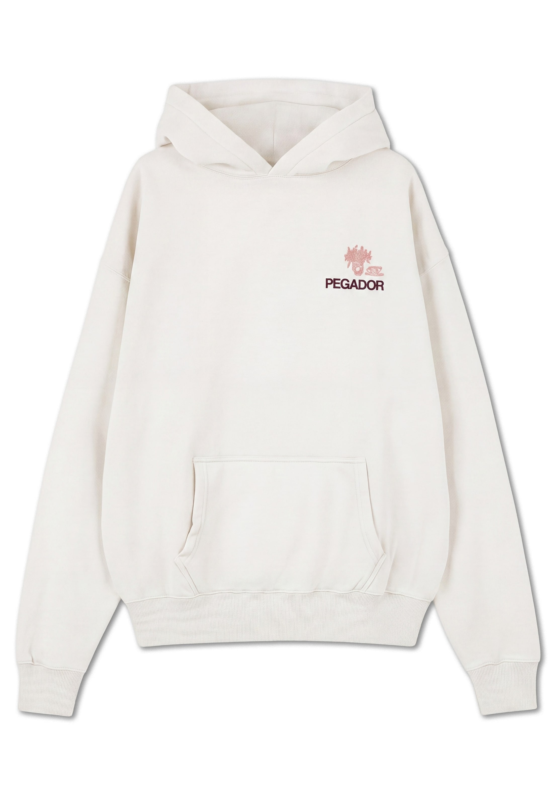 Sweat-shirt 'Aosta' Pegador en blanc : devant