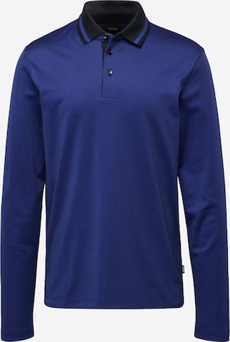 BOSS Black Poloshirt 'Pleins' in Blau: predná strana