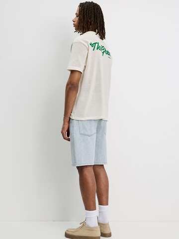 T-Shirt Pull&Bear en beige
