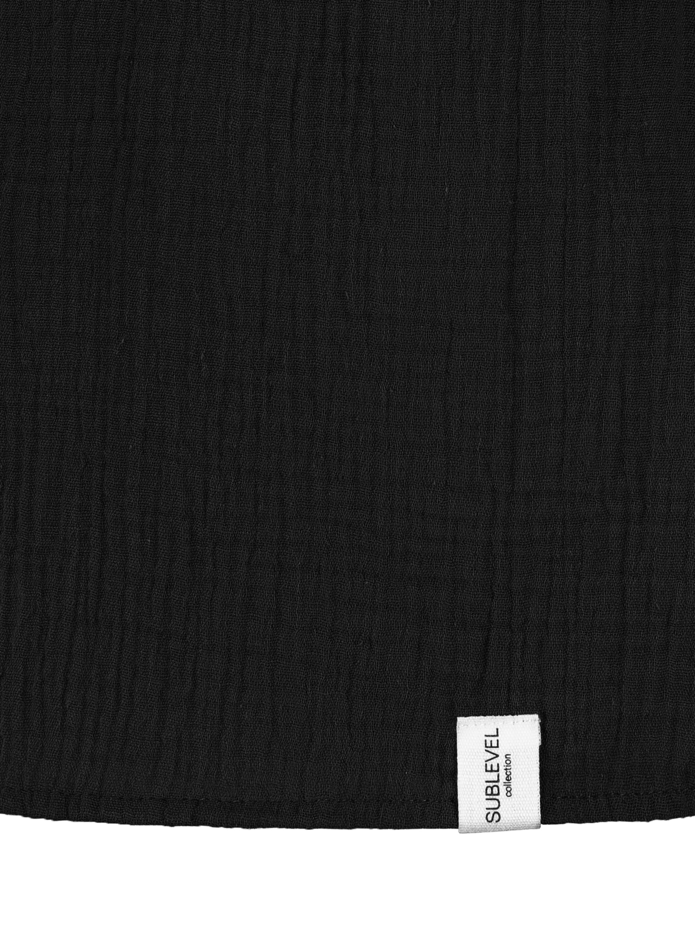 Sublevel Regular Fit Hemd in Schwarz