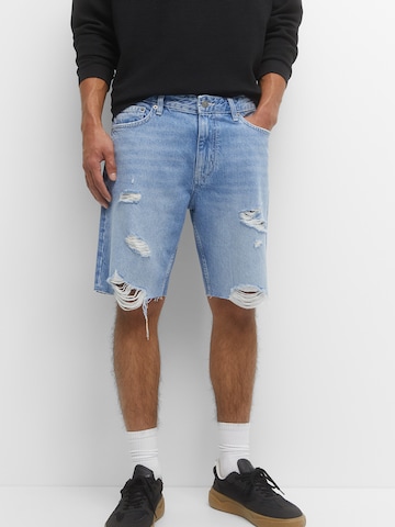 Pull&Bear regular Jeans i blå: forside