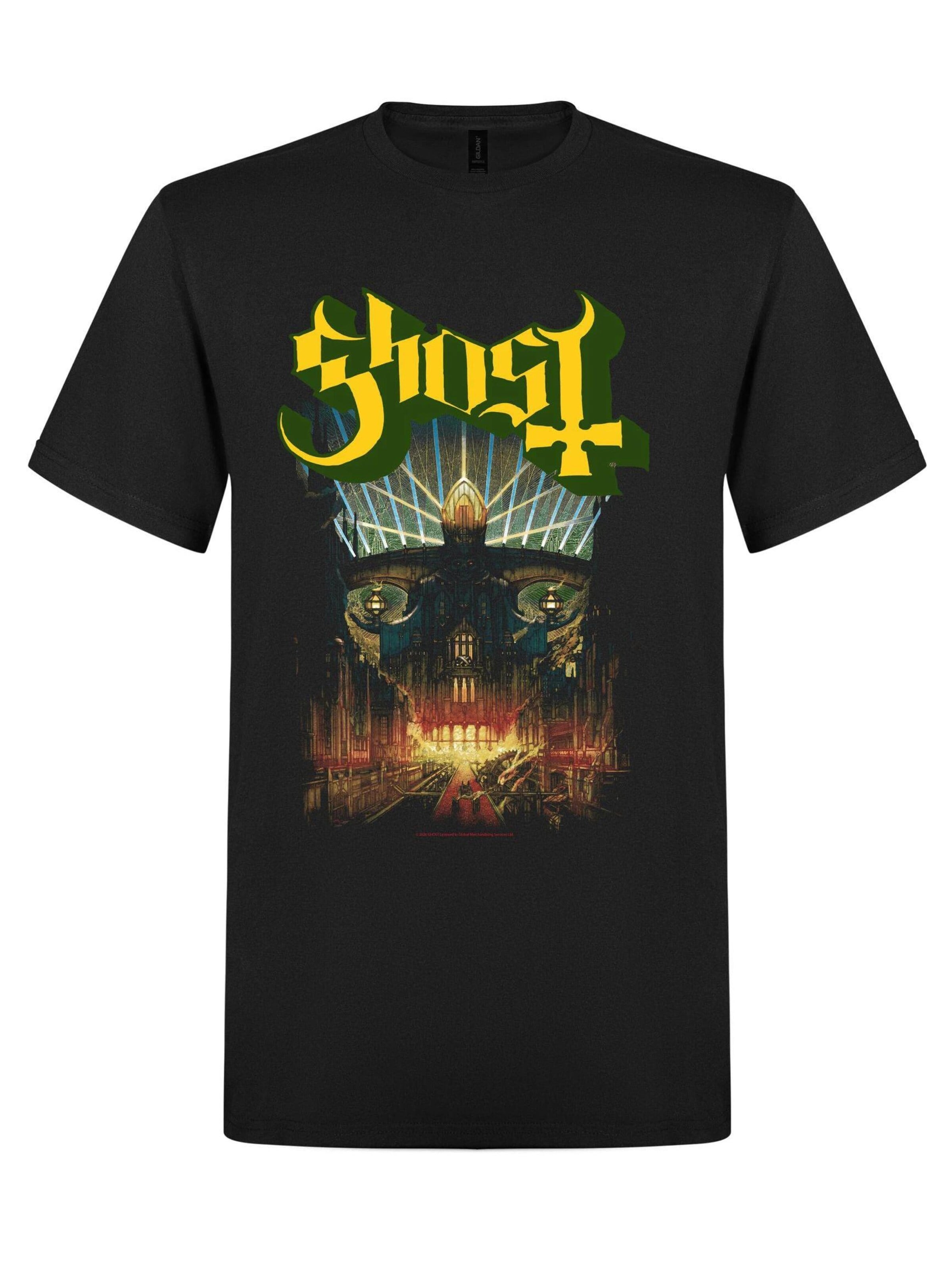 T-Shirt 'Ghost Meliora  T-Shirt' Ghost en noir : devant