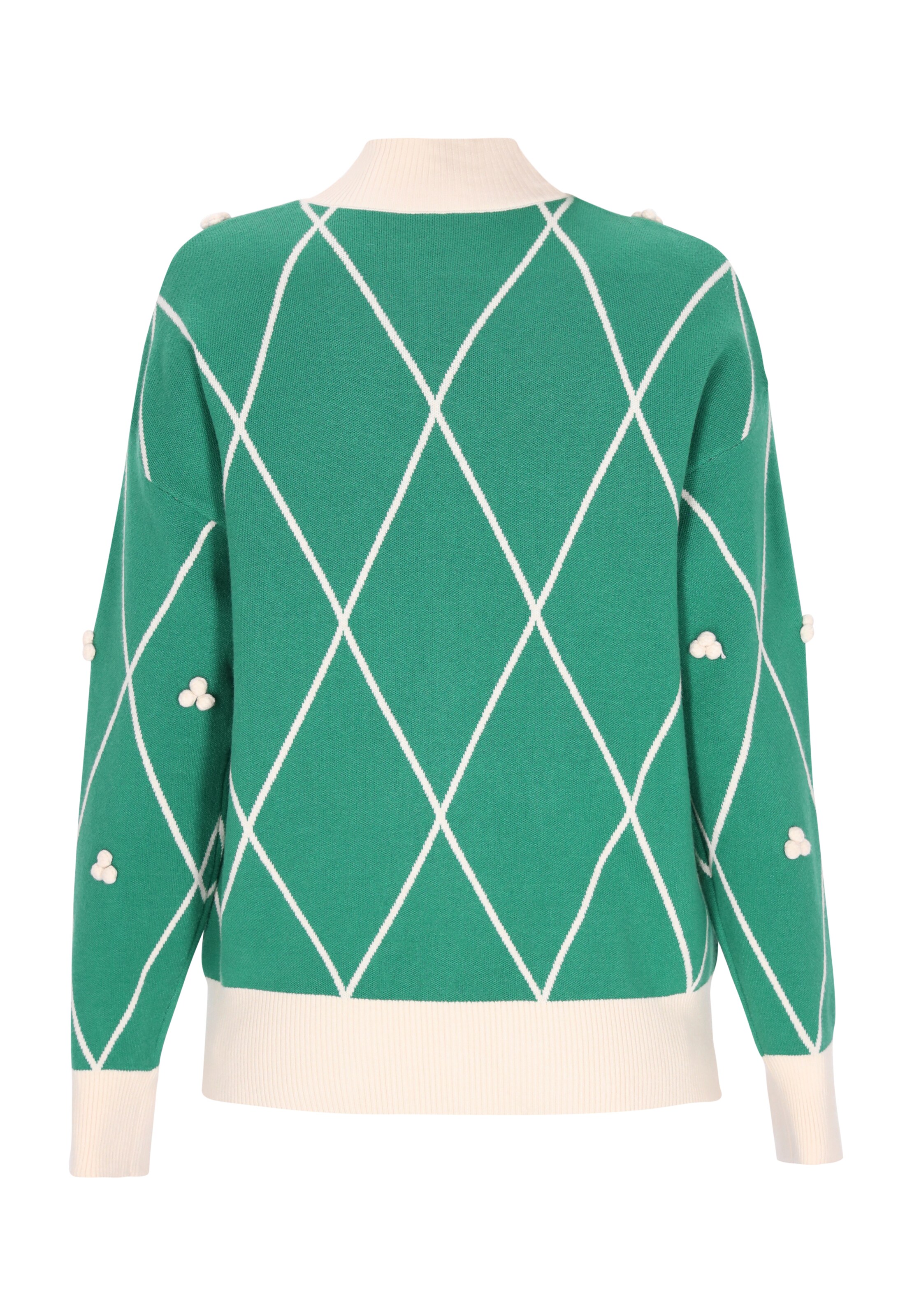 swirly Pullover i grøn