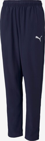 PUMA Workout Pants in Blue: front