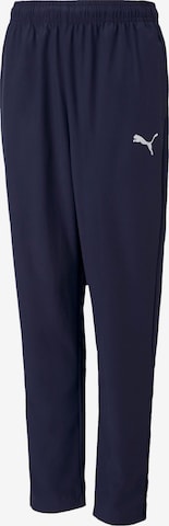 PUMA Regular Workout Pants in Blue: front