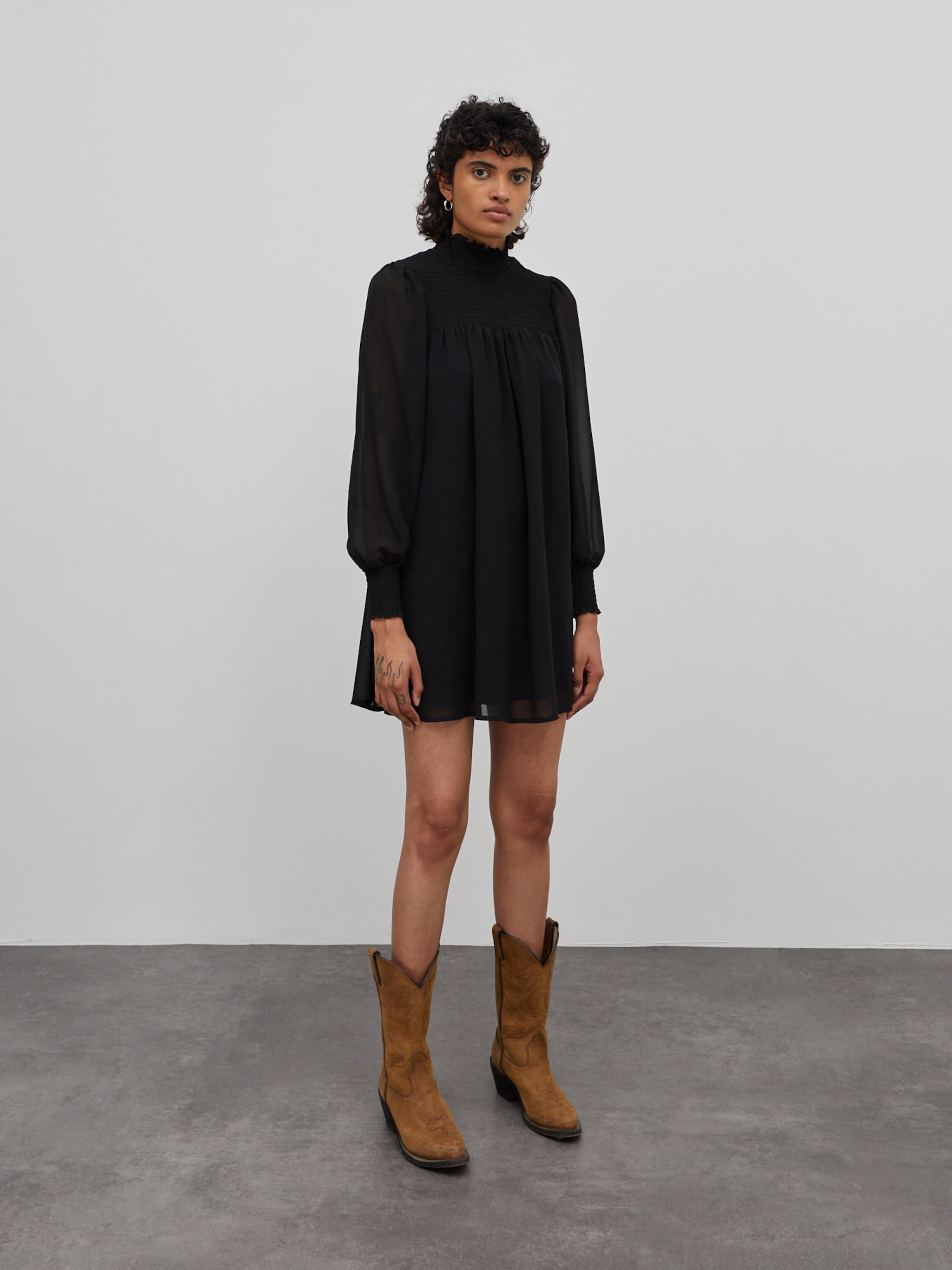 EDITED Producten Jurk 'Abigail' Zwart
