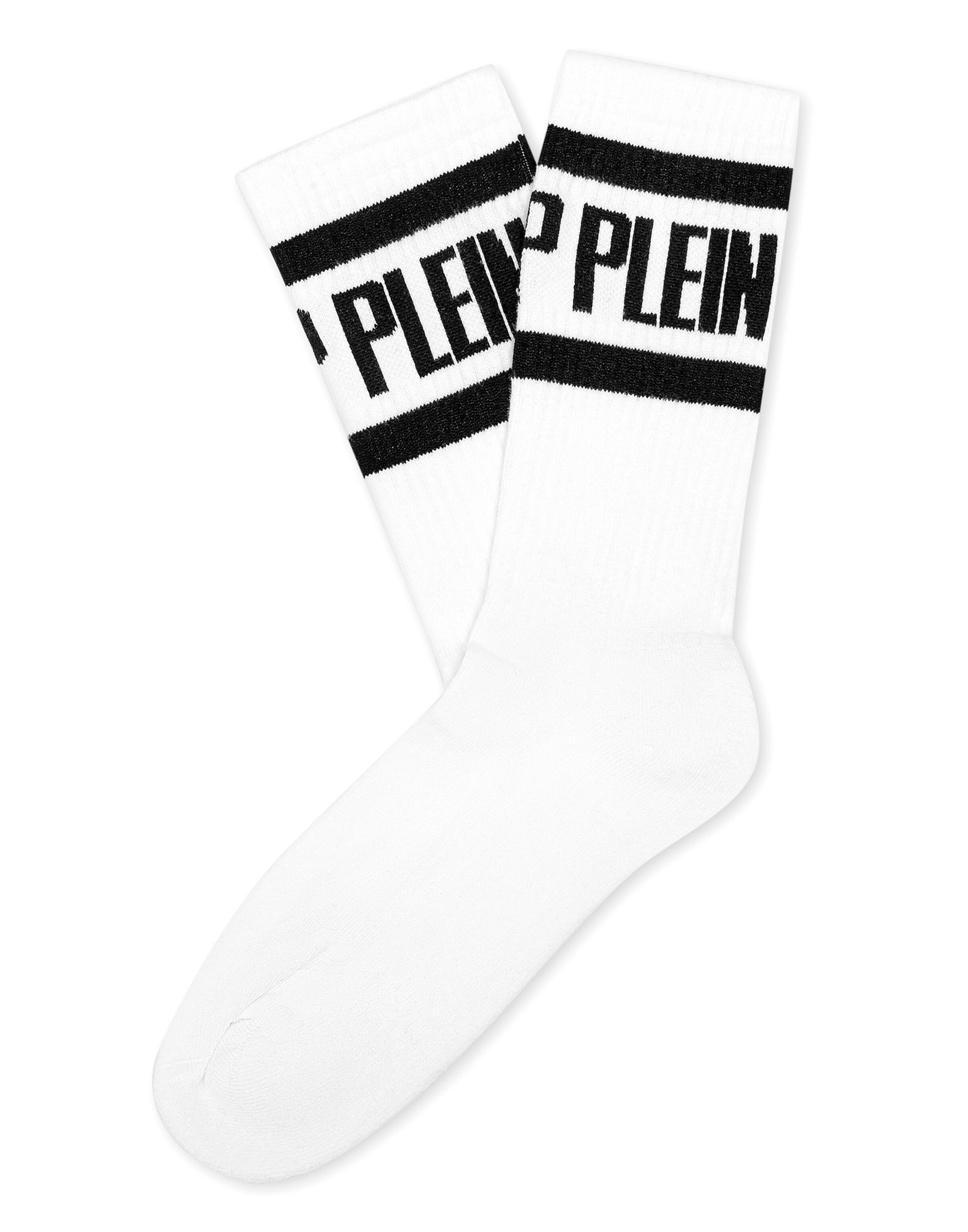 Philipp Plein Socken in schwarz / weiß, Produktansicht
