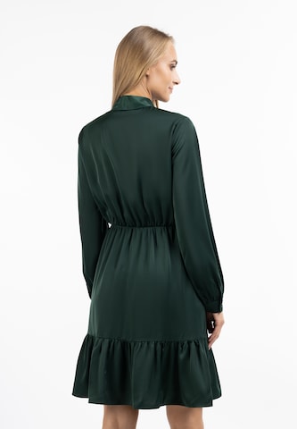 usha BLACK LABEL Shirt Dress in Green