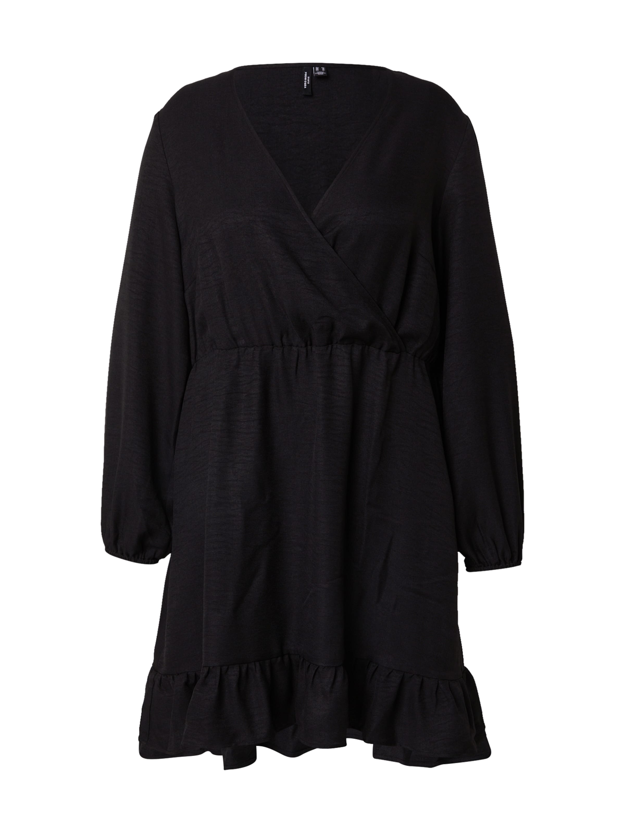 Vero Moda Curve Jurk &#x27;VMCELLIE&#x27; in Zwart: voorkant