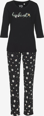 VIVANCE Pajama in Black: front