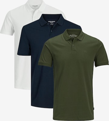 JACK & JONES Shirt 'Basic' in Blue: front