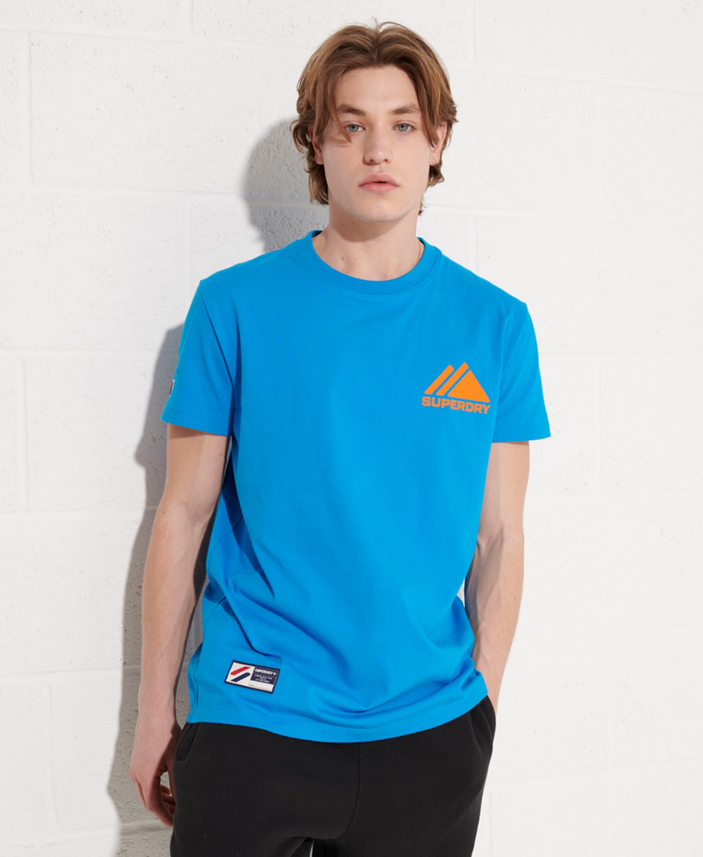 Männer Shirts Superdry T-Shirt in Navy - VI34375 Männer Shirts Superdry T-Shirt in Navy - VI34375