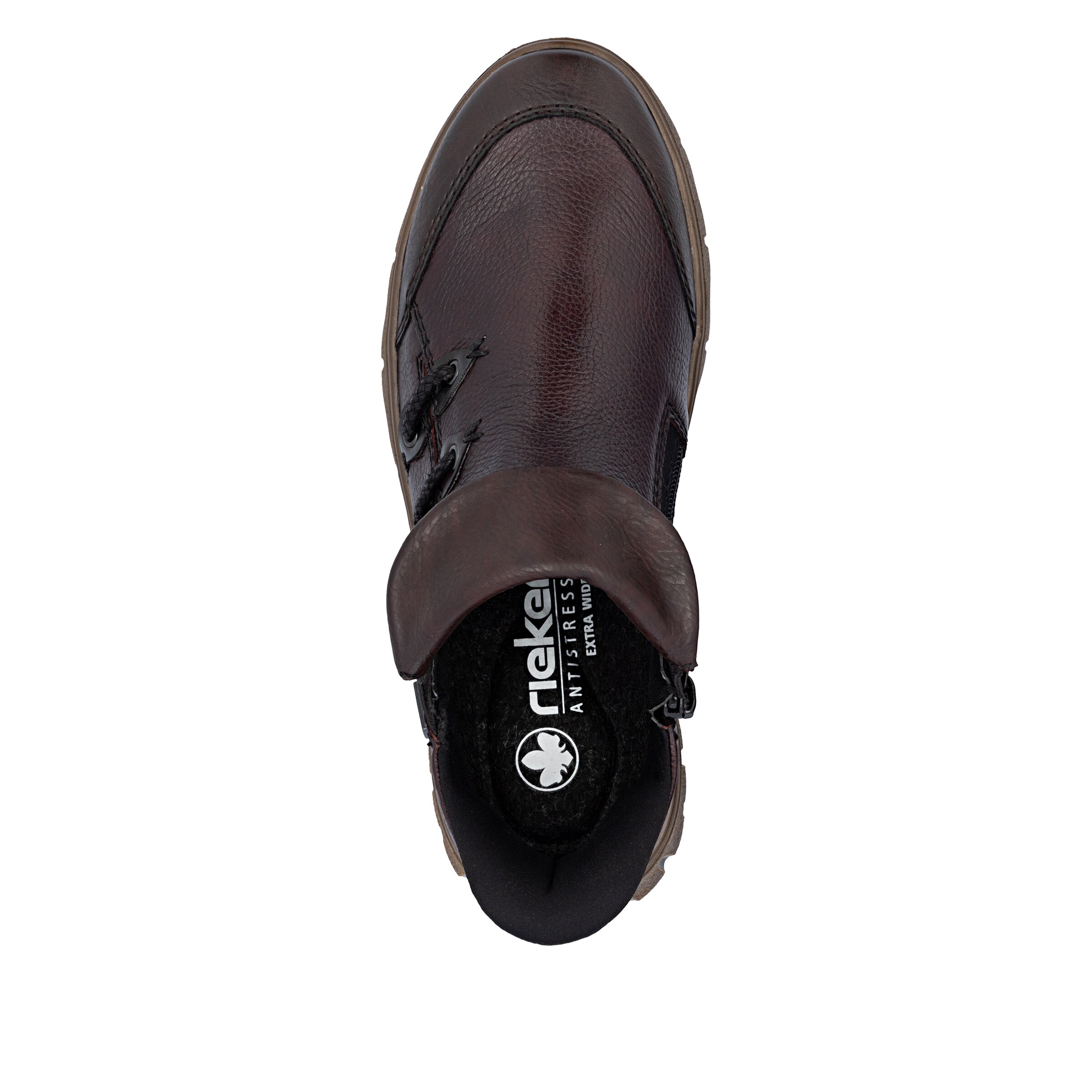 Bottines 'N1353' Rieker en rouge