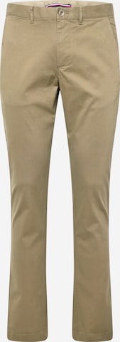 žalia TOMMY HILFIGER Prigludęs „Chino“ stiliaus kelnės 'BLEECKER ESSENTIAL': priekis