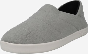 Slip on 'EZRA' TOMS en gris : devant