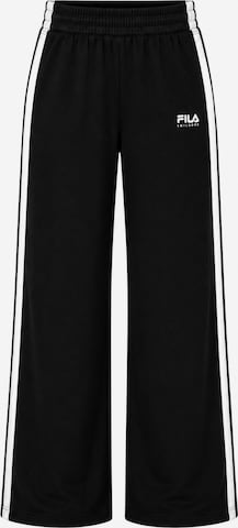 Wide Leg Pantalon 'Alassio' Smilodox en noir : devant