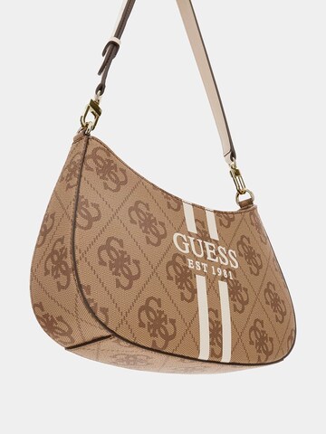 GUESS Schultertasche 'Noelle' in Beige