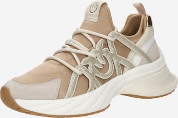 PINKO - Zapatillas deportivas bajas 'ARIEL' en marrón: frente
