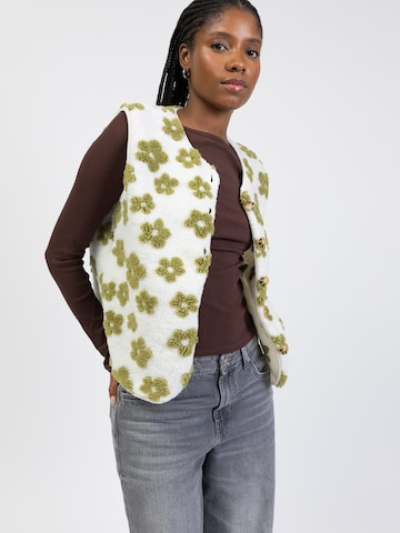 BROKE + SCHÖN Knitted Vest 'Teddy' in Green