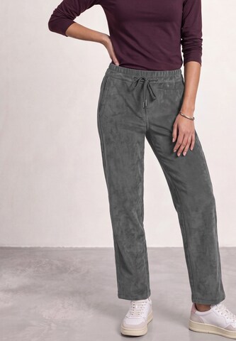 STREET ONE Loose fit Pants in Grey: front