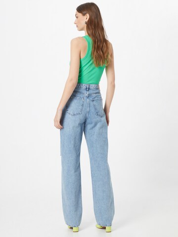 Wide Leg Jean 'Baggy' Gina Tricot en bleu