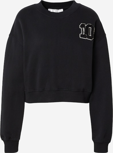 10Days Sweater majica 'western jogger tape' u crna, Pregled proizvoda