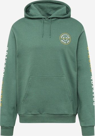 Sweat-shirt Brixton en vert : devant