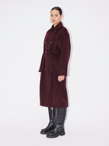 LeGer Premium Between-Seasons Coat 'Armina' in Brown