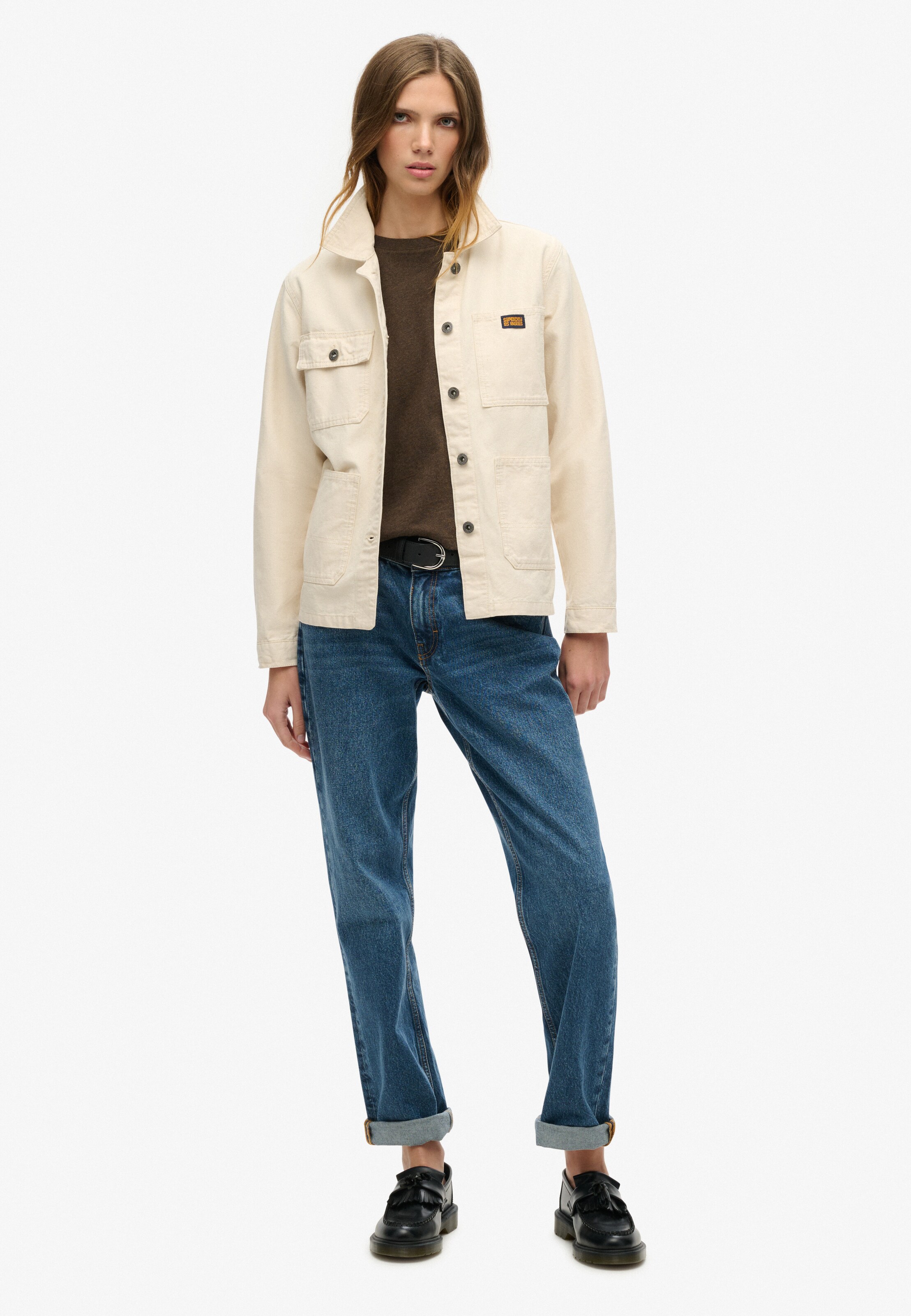 Veste mi-saison 'Vintage Chore' Superdry en beige